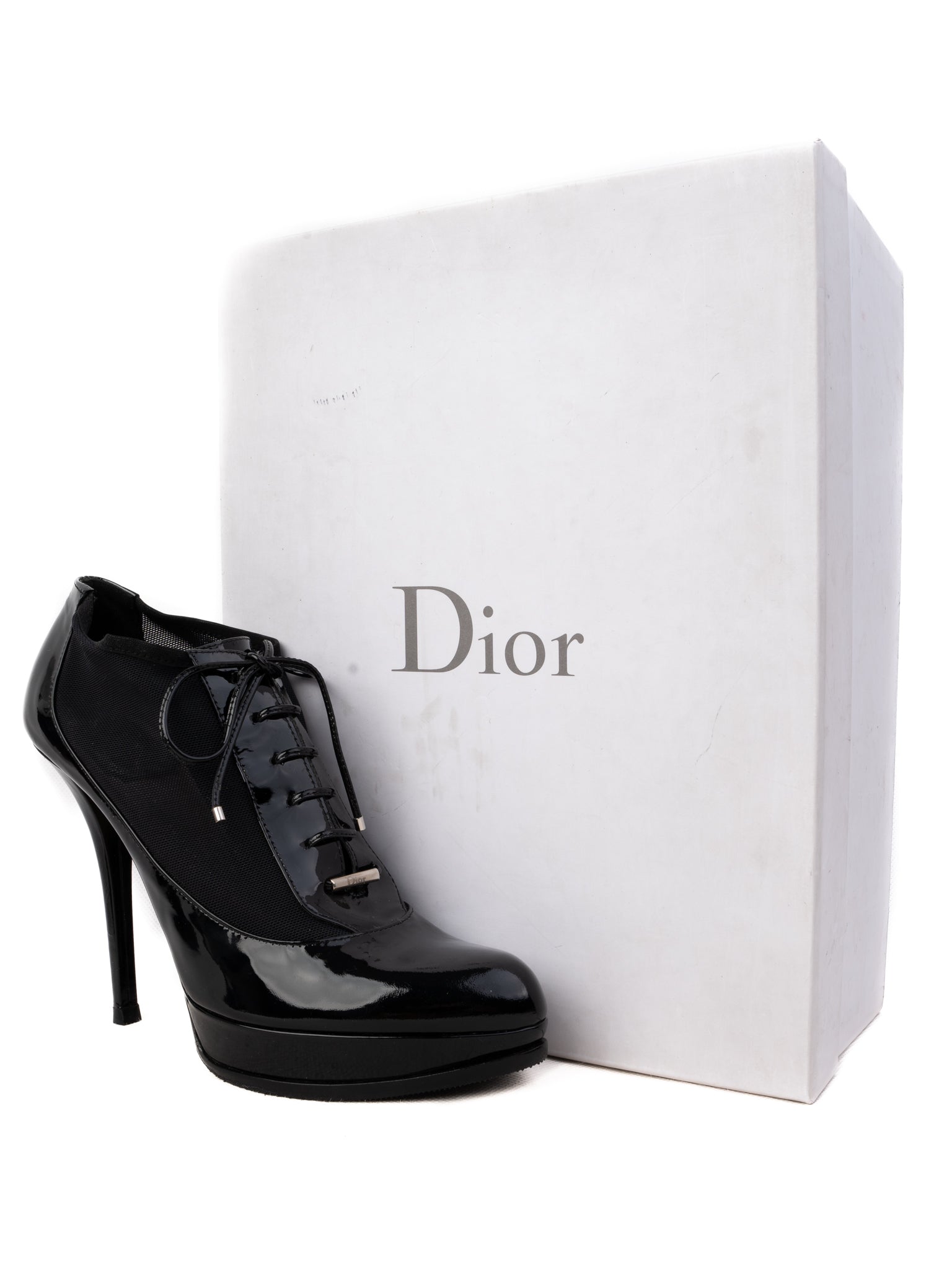 Dior Black High Heel Stiletto Shoes Size 38 Excellent Condition