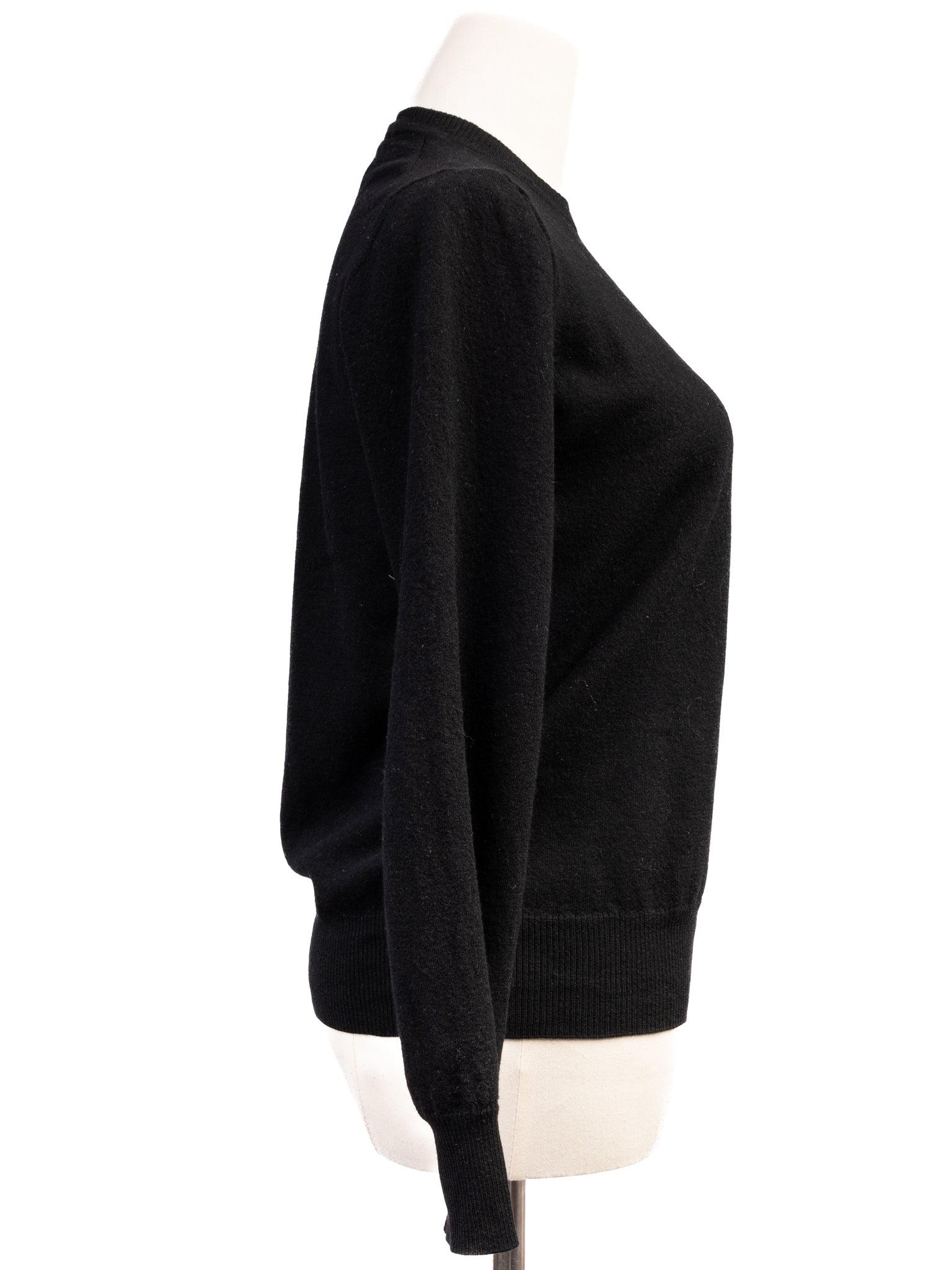 Excellent Emporio Armani Black Wool Sweater Size 54 Made in Italy