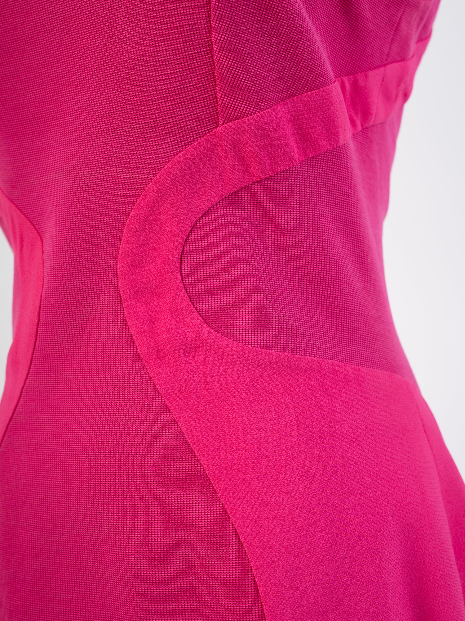Excellent Versace Pink Dress with Gold Zipper Details Women Size M
