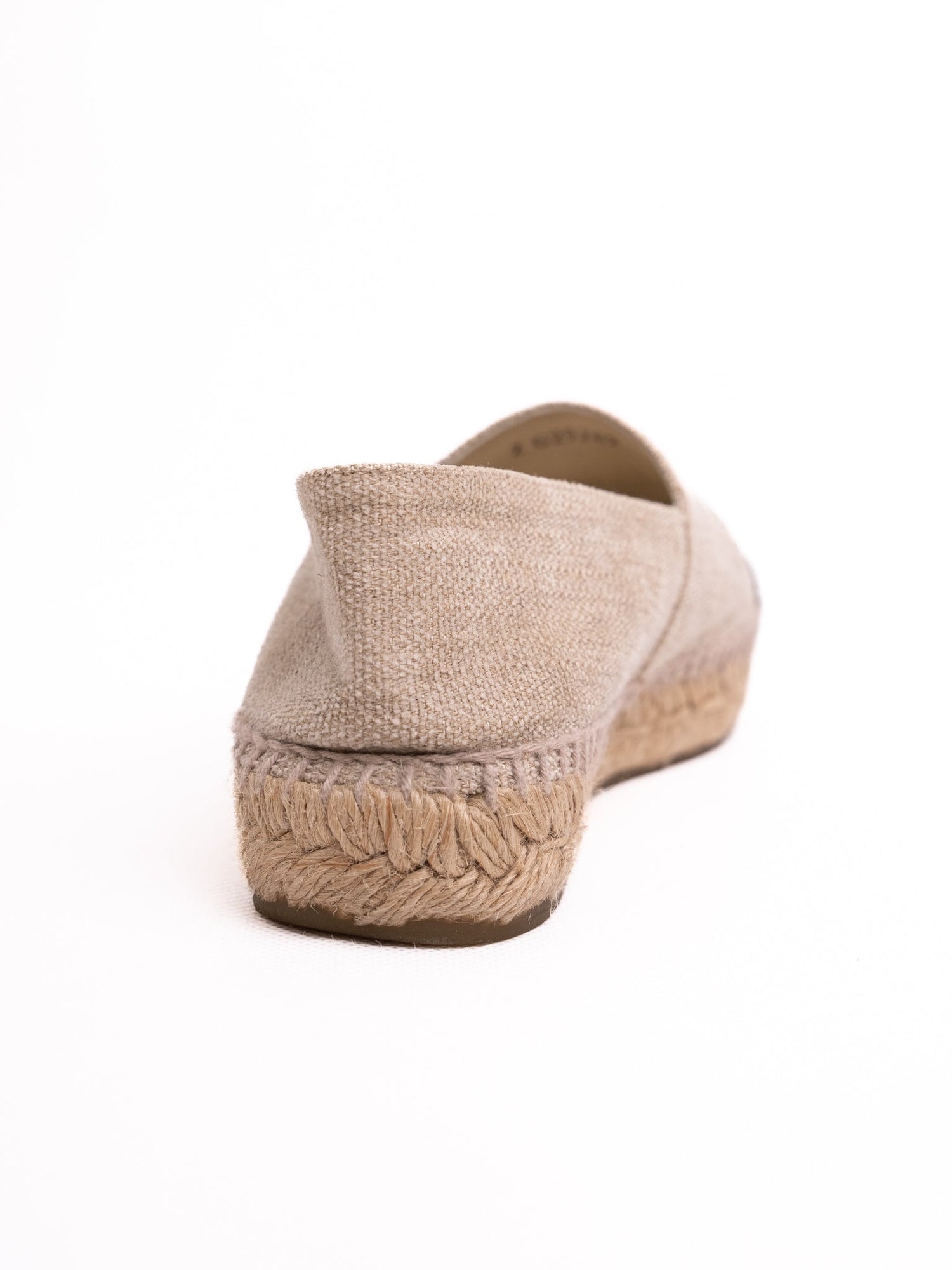 Excellent Chanel White Wool Espadrilles Size 36 with Jute Sole