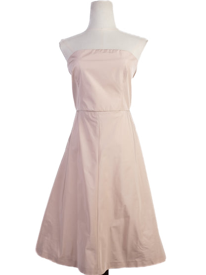 Perfect Valentino Pink Strapless Dress Size S Polyester