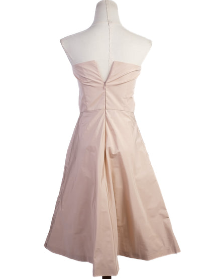 Perfect Valentino Pink Strapless Dress Size S Polyester