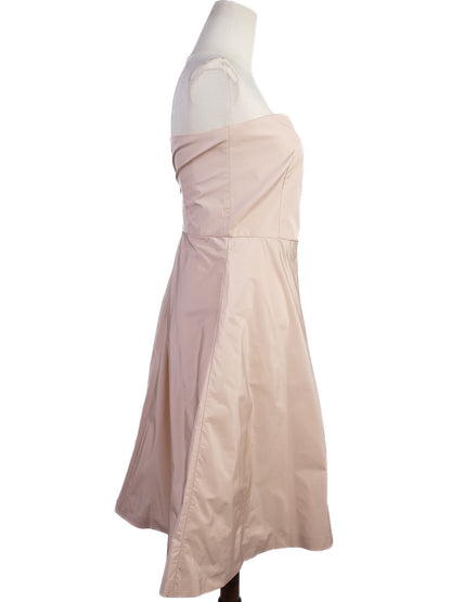 Perfect Valentino Pink Strapless Dress Size S Polyester