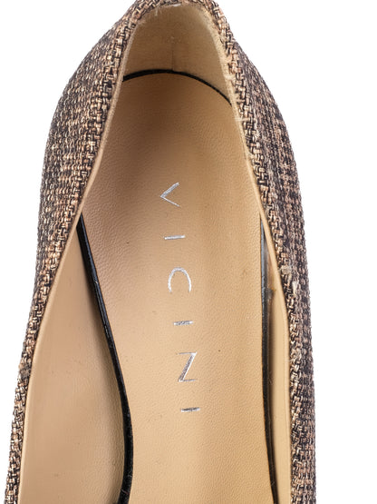 Vicini WomenÕs High-Heeled Peep-Toe Shoes Size 36 Excellent Condition