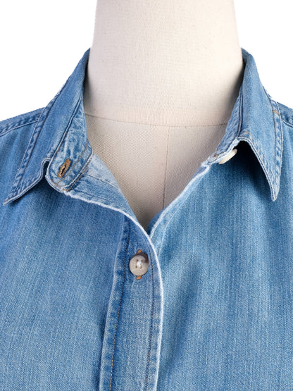 NEW Mih Blue Denim Shirt Women&