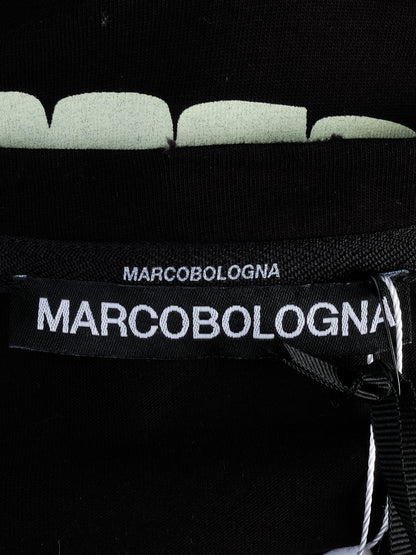 NEW Marco Bologna T-Shirt Dress Black &amp; Neon Yellow Size M