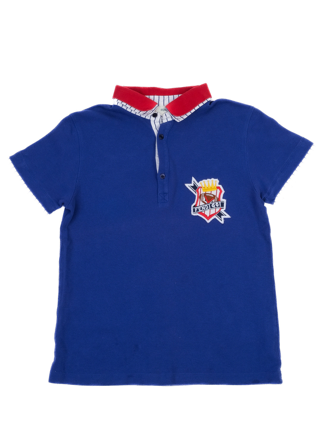 Excellent Fendi Purple Cotton Polo Shirt for Kids Size 12
