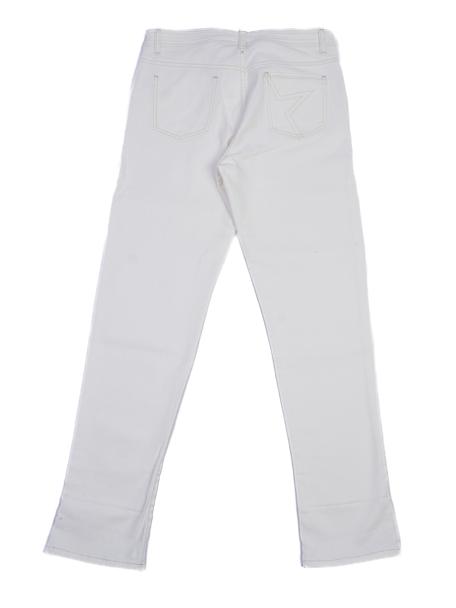 NEW Lorena Antoniazzi White Pants Size M Classic Design