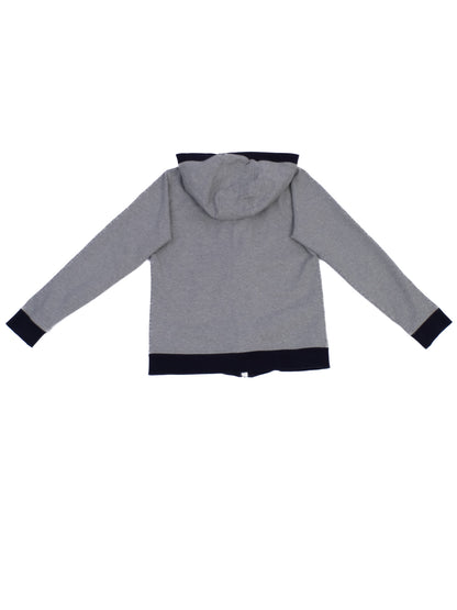 Excellent Hugo Boss Gray Cotton Hoodie &amp; Jogger Set Size 12 for Kids