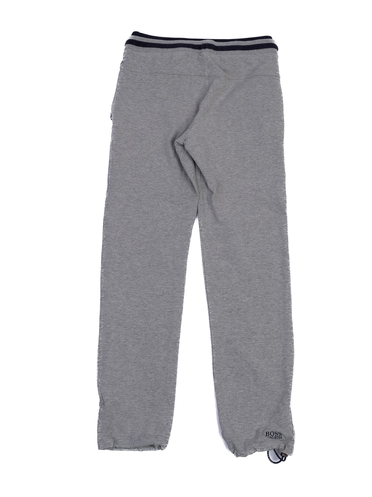 Excellent Hugo Boss Gray Cotton Hoodie &amp; Jogger Set Size 12 for Kids