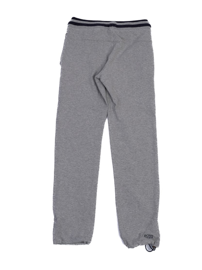 Excellent Hugo Boss Gray Cotton Hoodie &amp; Jogger Set Size 12 for Kids