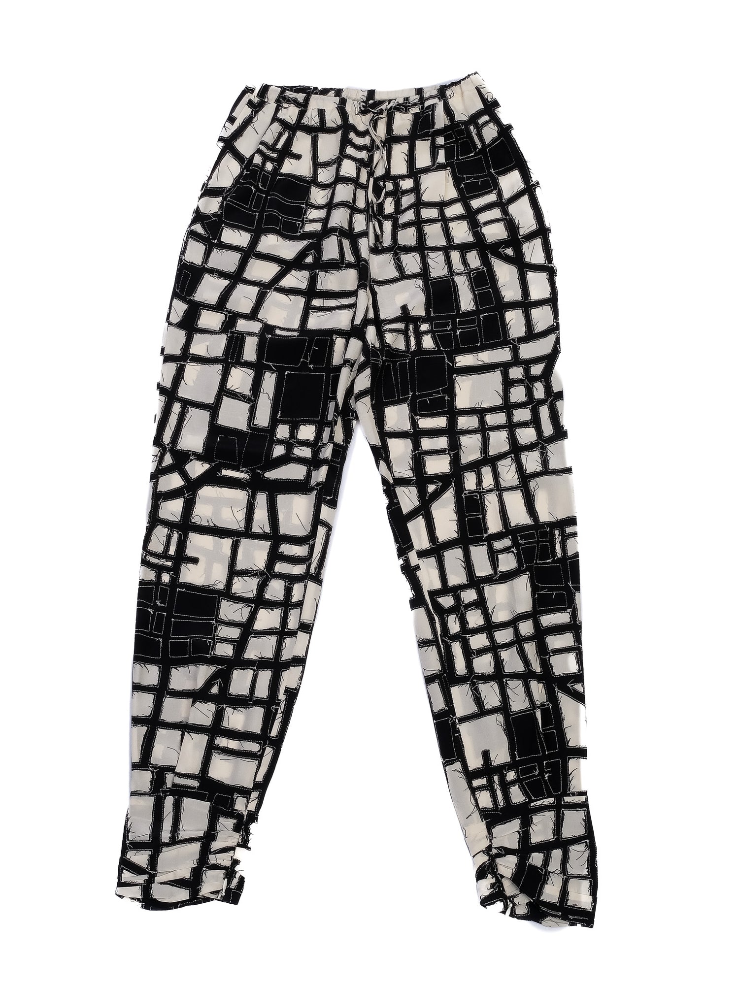 Max Mara Excellent Condition Geometric Silk Top Size S