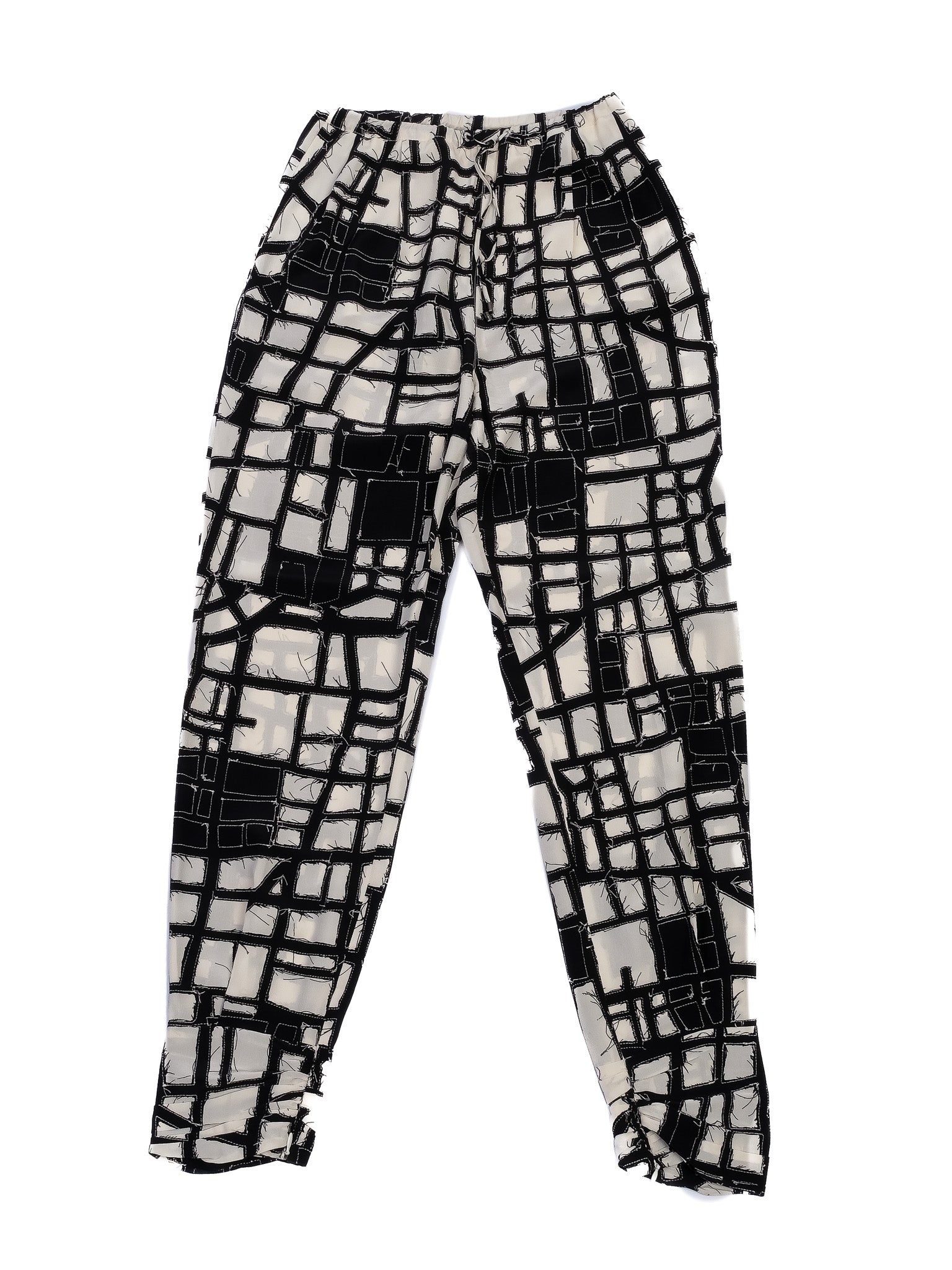 Max Mara Excellent Condition Geometric Silk Top Size S