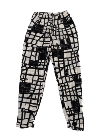 Max Mara Excellent Condition Geometric Silk Top Size S