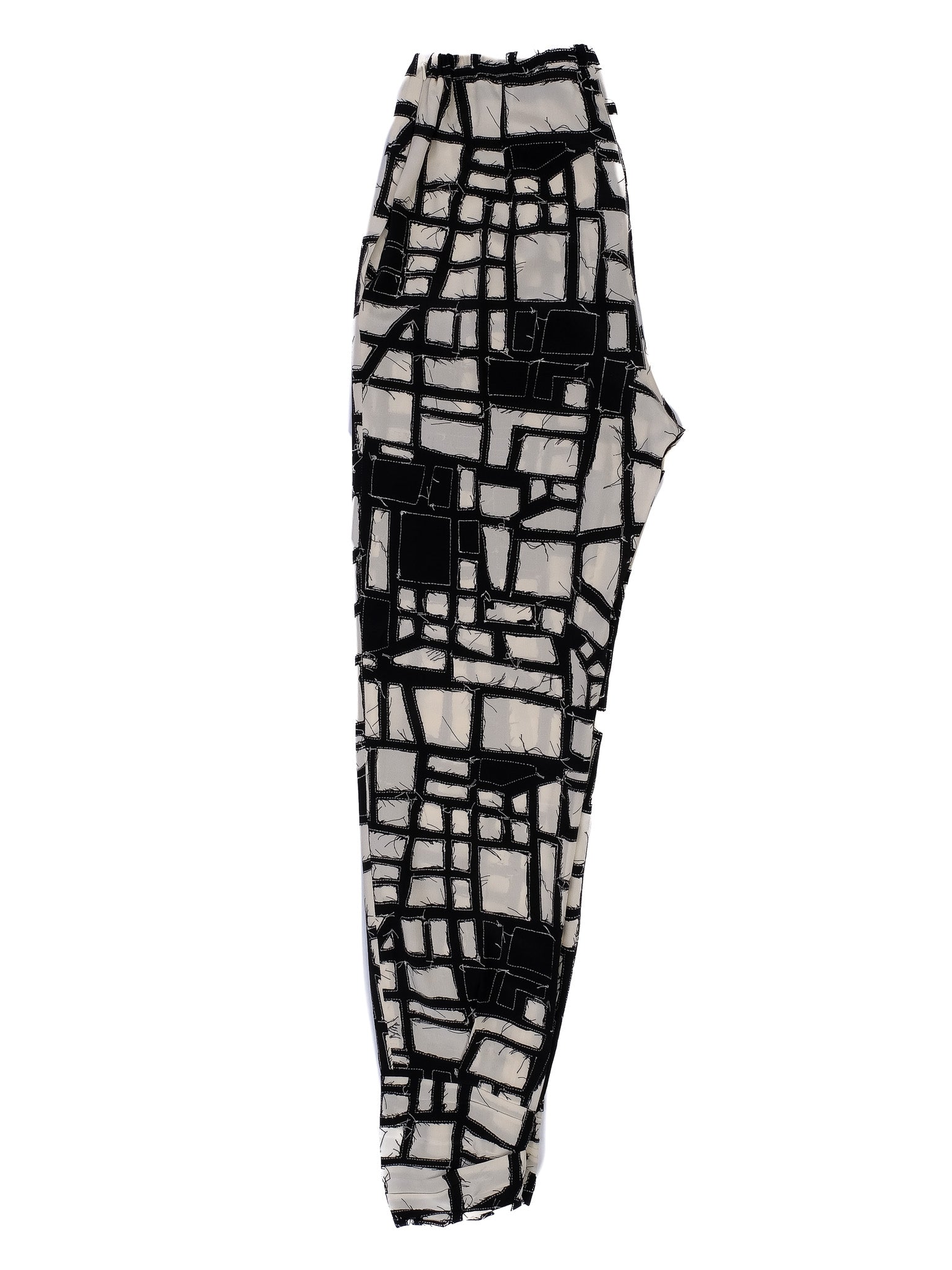 Max Mara Excellent Condition Geometric Silk Top Size S