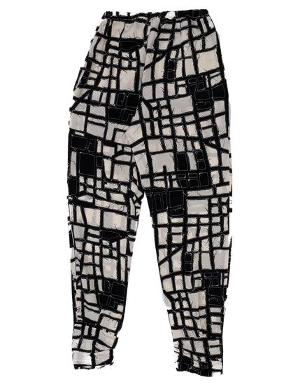 Max Mara Excellent Condition Geometric Silk Top Size S