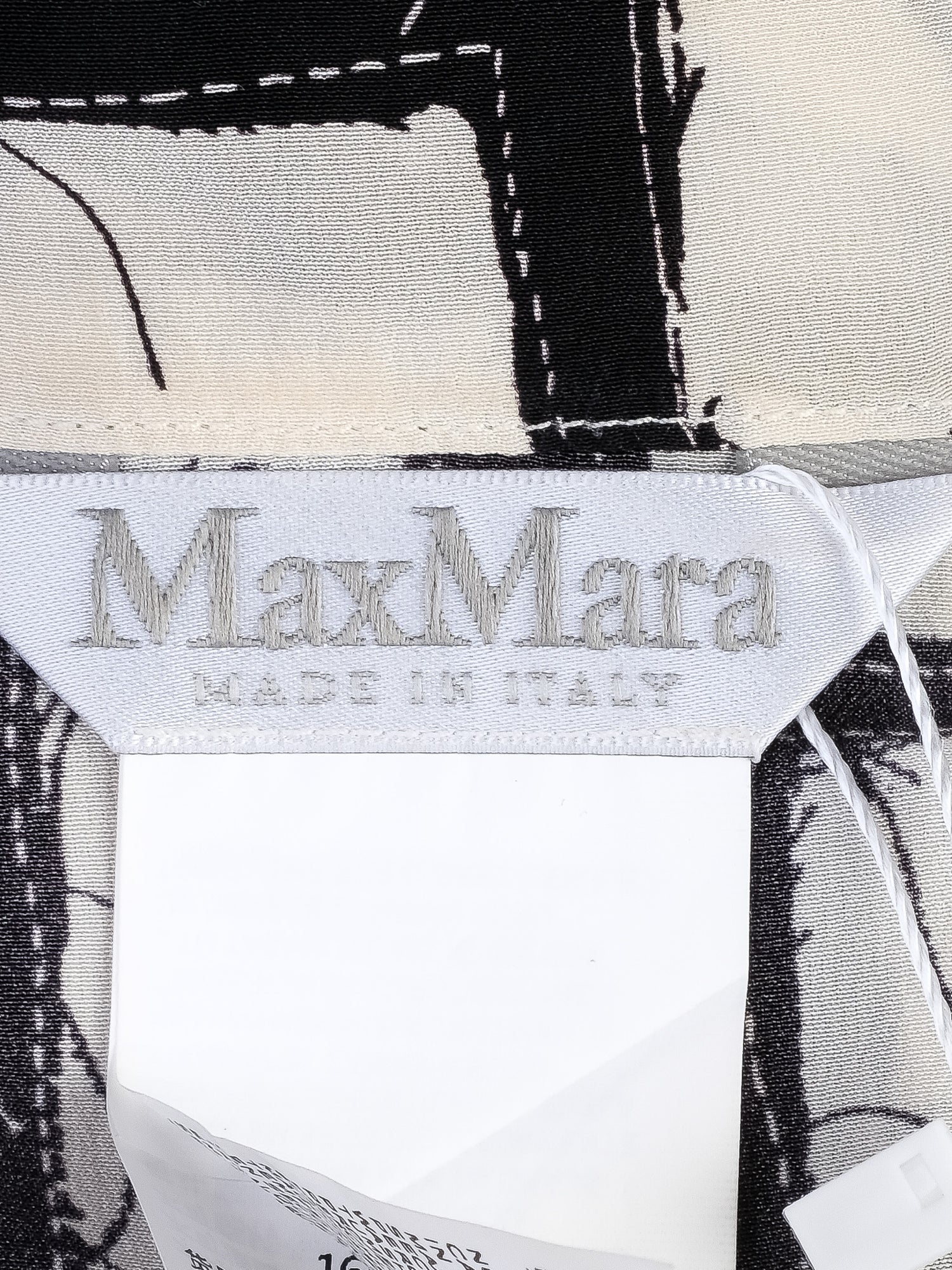 Max Mara Excellent Condition Geometric Silk Top Size S