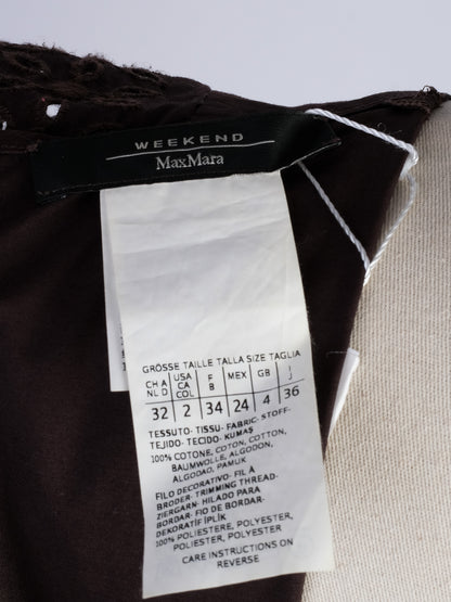 Weekend MaxMara Orange Cotton Dress Excellent Condition Women&