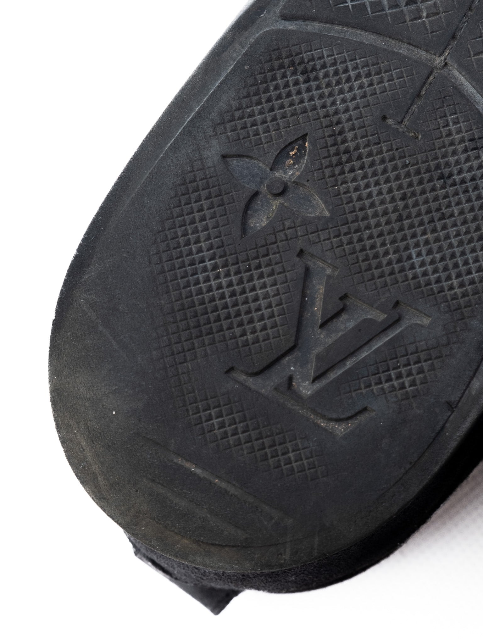 Good Louis Vuitton Black Sneakers Leather Low Profile Women’s Shoes