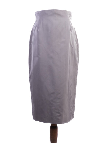 Excellent Hugo Boss Gray Pencil Skirt Polyester Size S