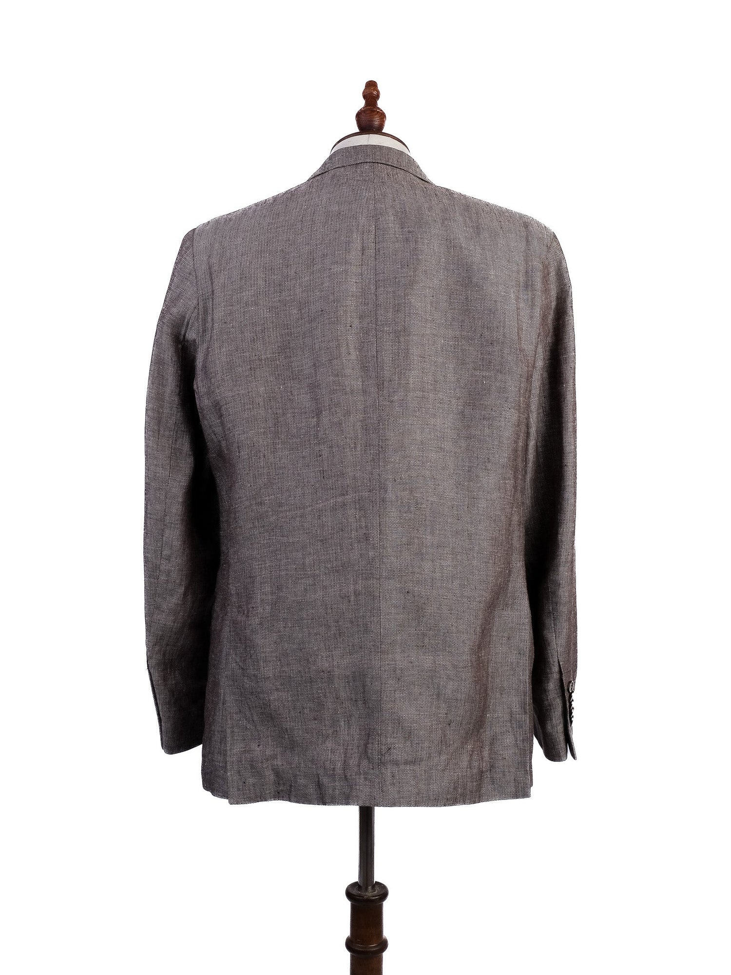 Excellent Sacoor Brothers Orange Len Suit Jacket Size M