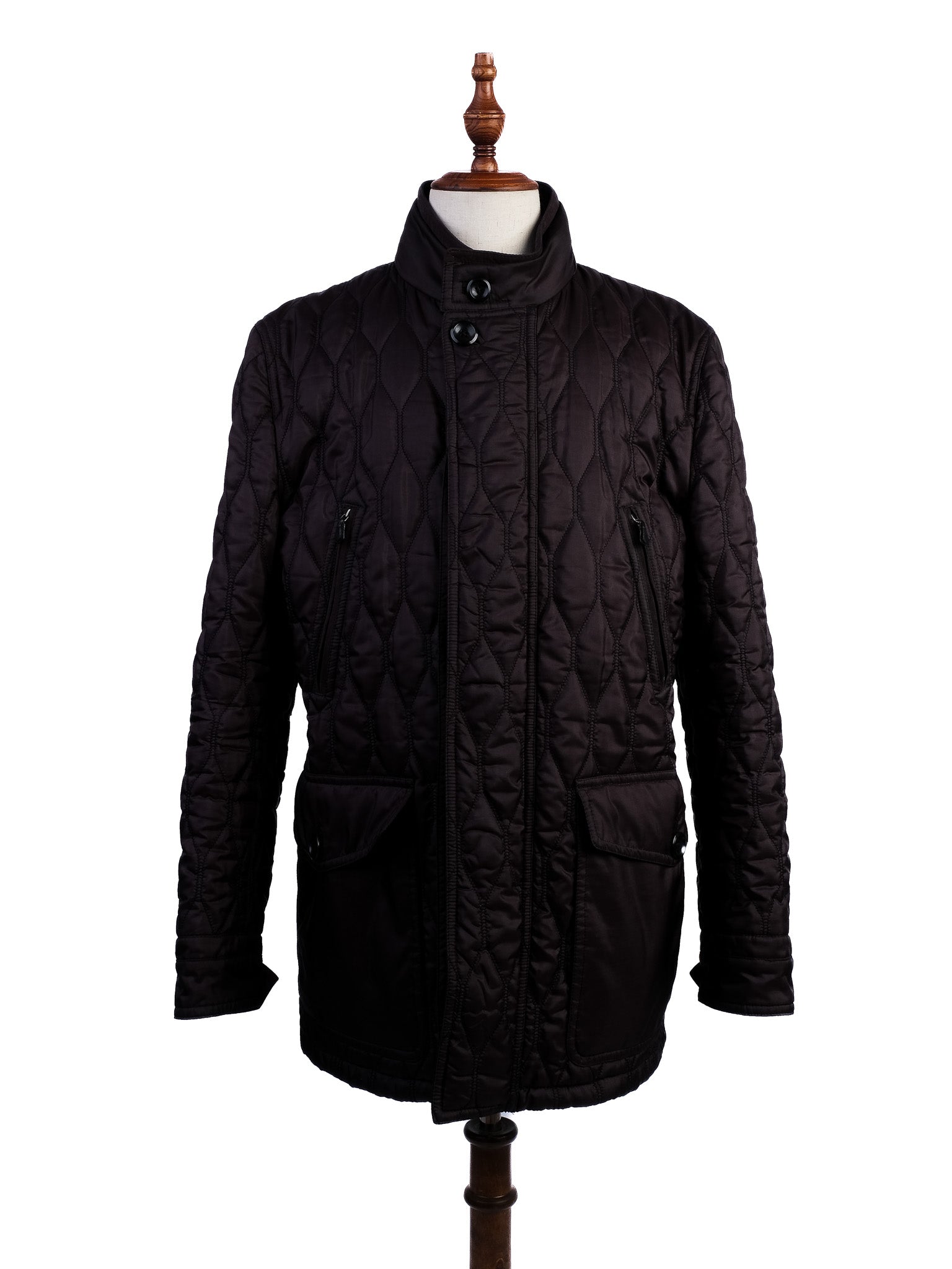 Tom Ford Black Quilted Jacket Men Excellent Condition