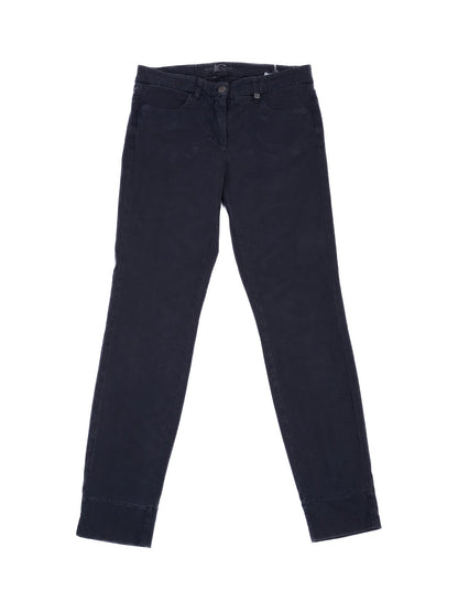 Excellent Luisa Cerano Gray Cotton Pants Size S for Women