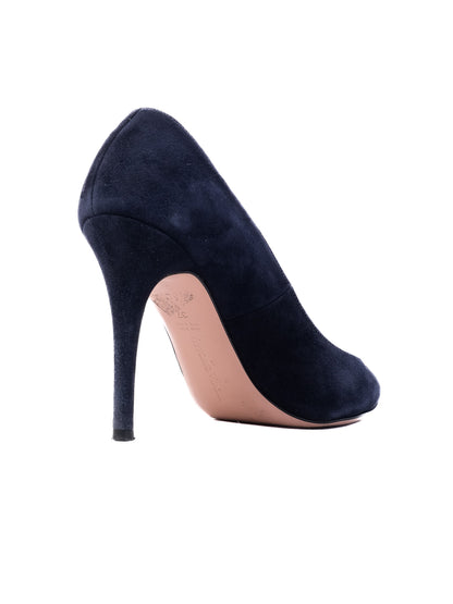 Excellent Vittorio Virgili Blue Leather High Heels Size 37