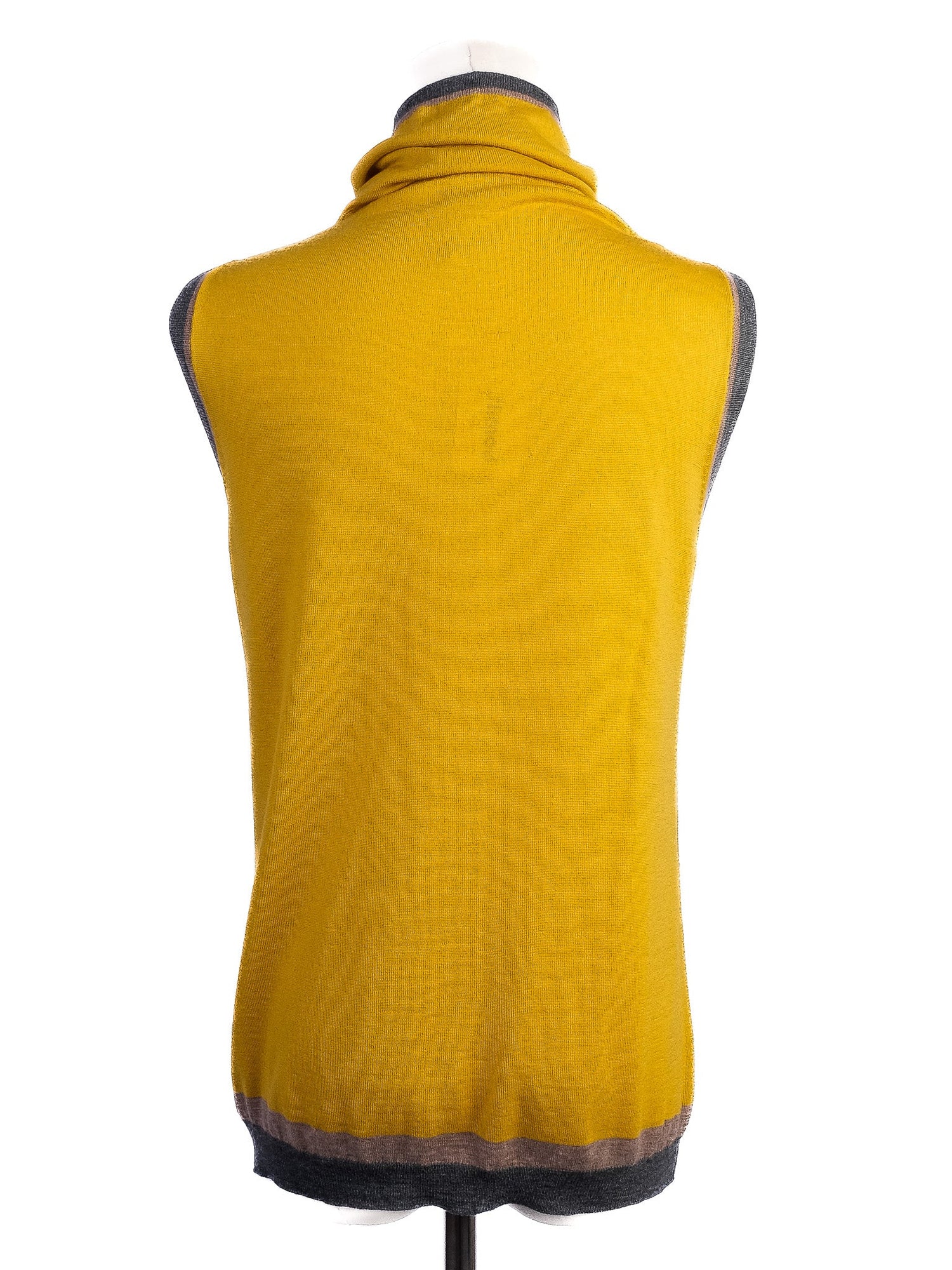 Excellent Antonio Marras Sleeveless Turtleneck Top Yellow Size S
