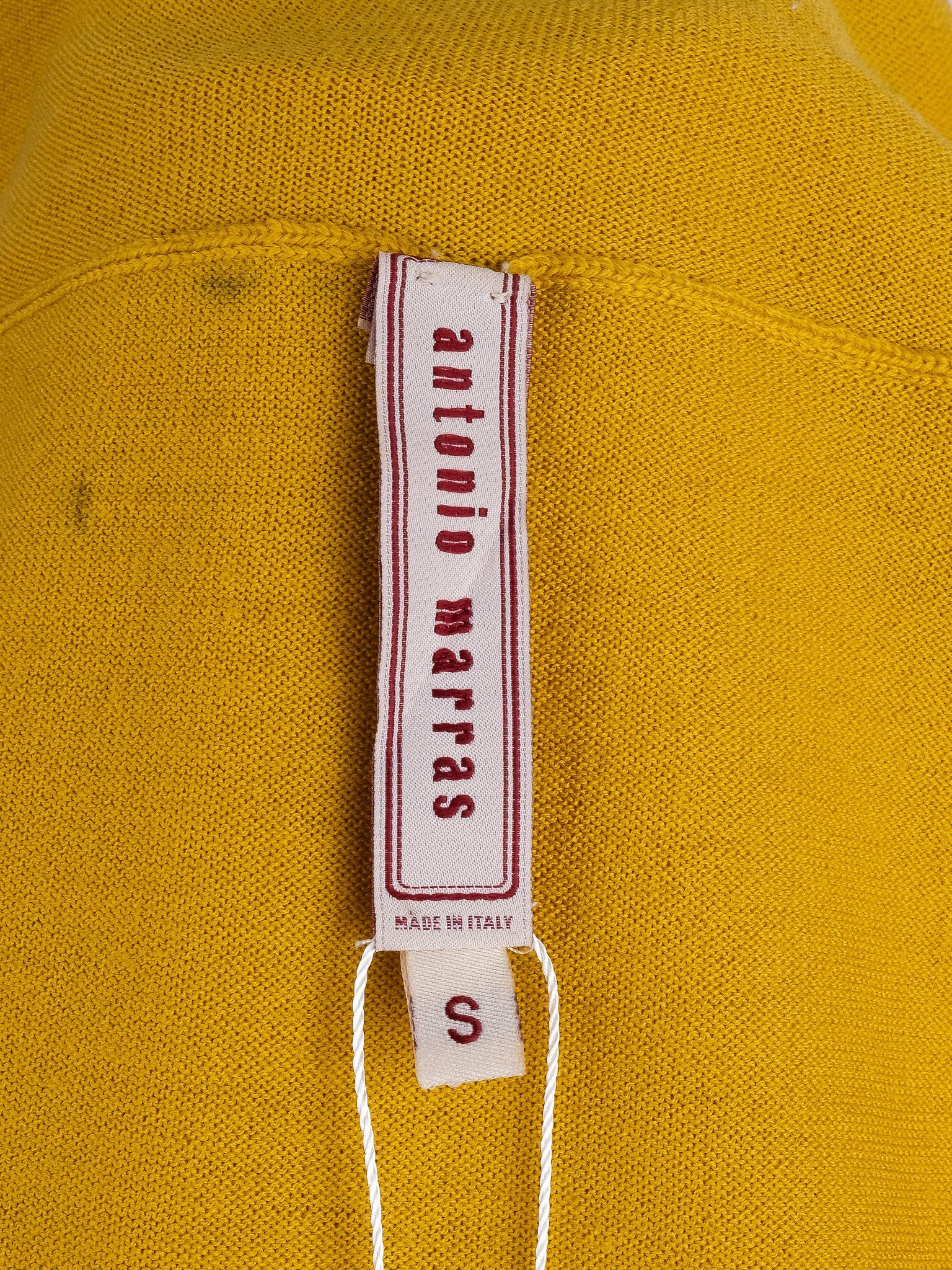 Excellent Antonio Marras Sleeveless Turtleneck Top Yellow Size S