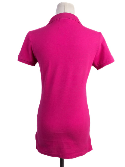 Excellent Ralph Lauren Fuchsia Pink Polo Shirt Size S Women