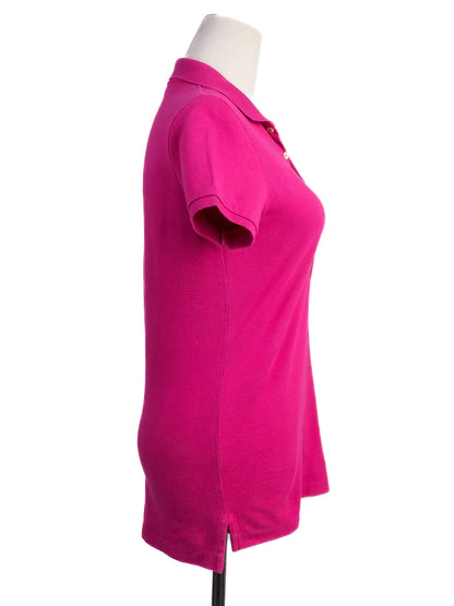 Excellent Ralph Lauren Fuchsia Pink Polo Shirt Size S Women