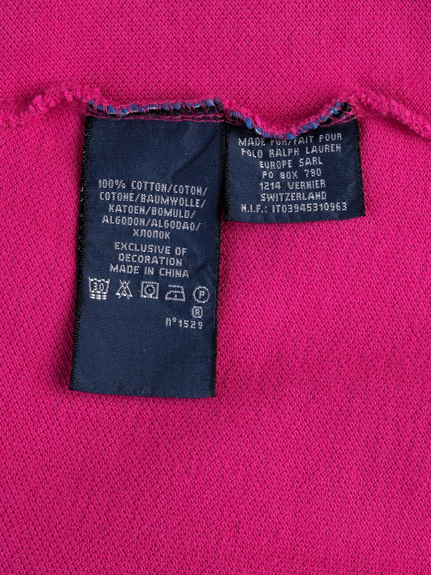 Excellent Ralph Lauren Fuchsia Pink Polo Shirt Size S Women