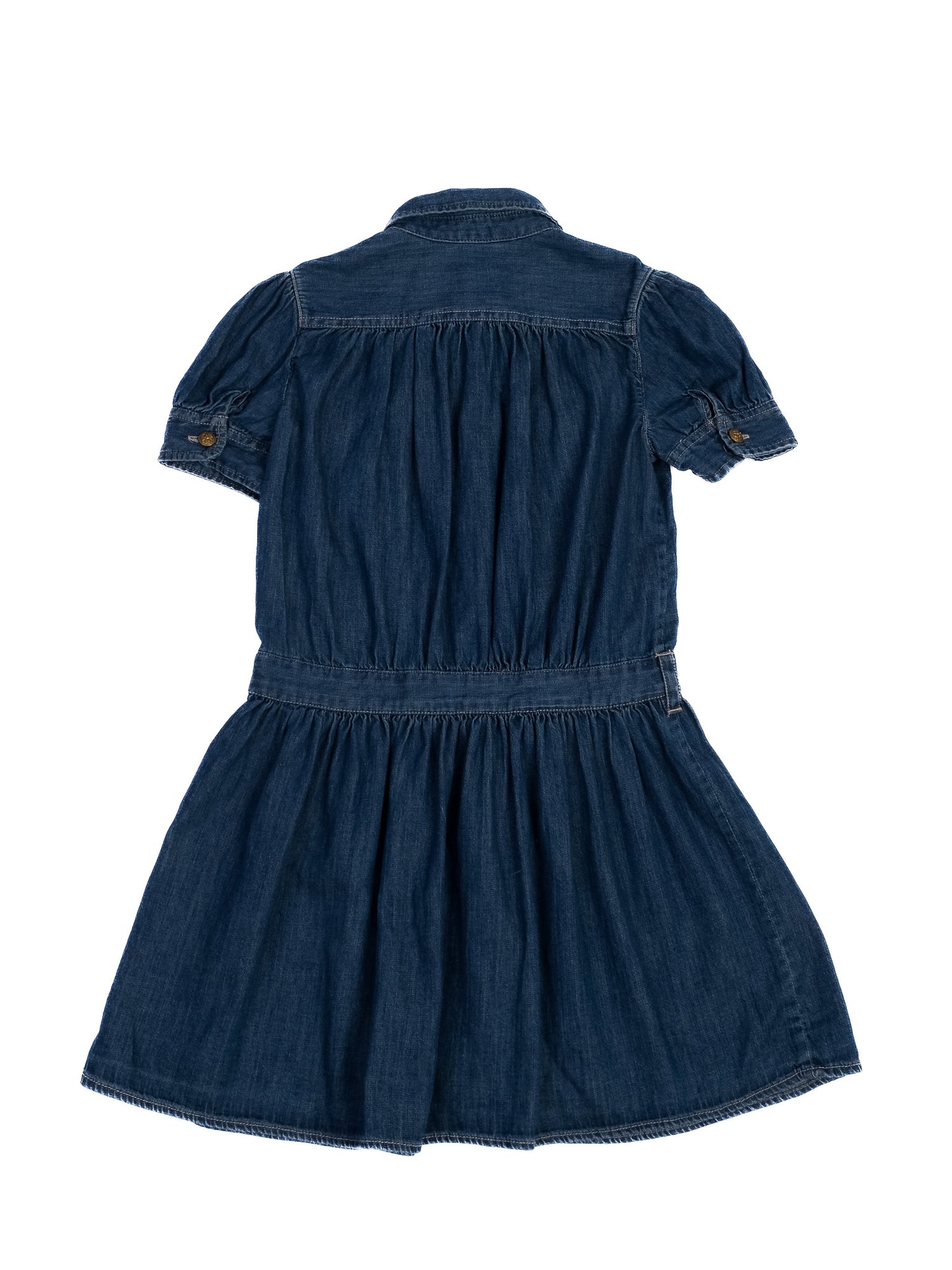 Excellent Polo Ralph Lauren Denim Dress Blue Size 8 for Kids