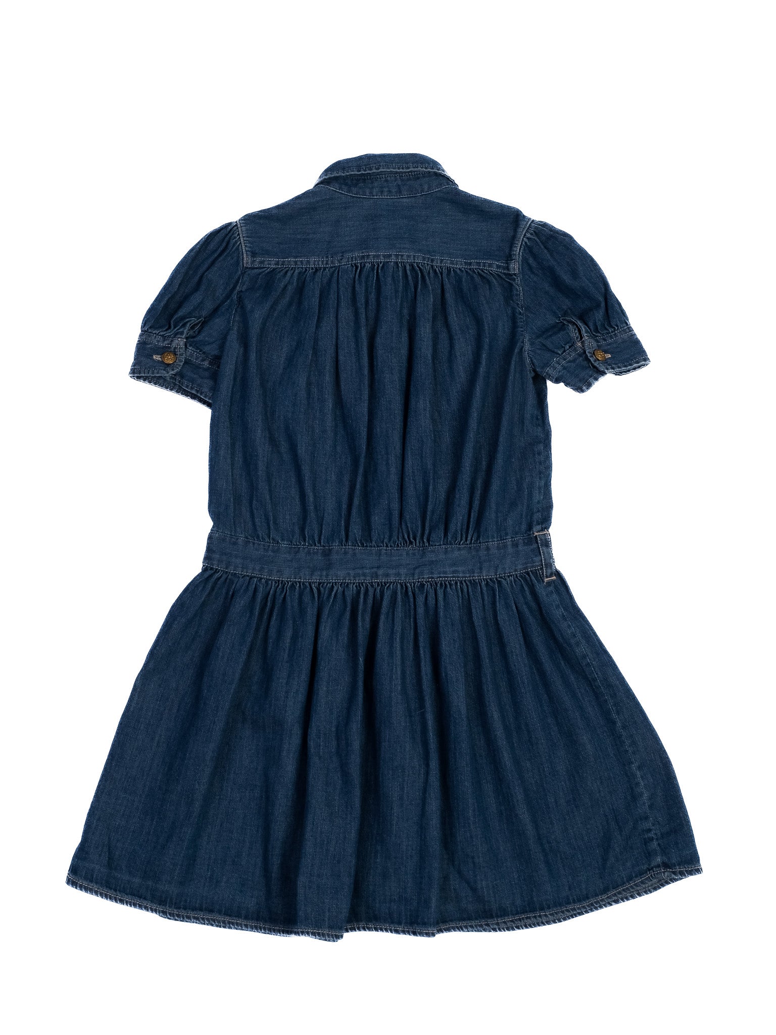 Excellent Polo Ralph Lauren Denim Dress Blue Size 8 for Kids