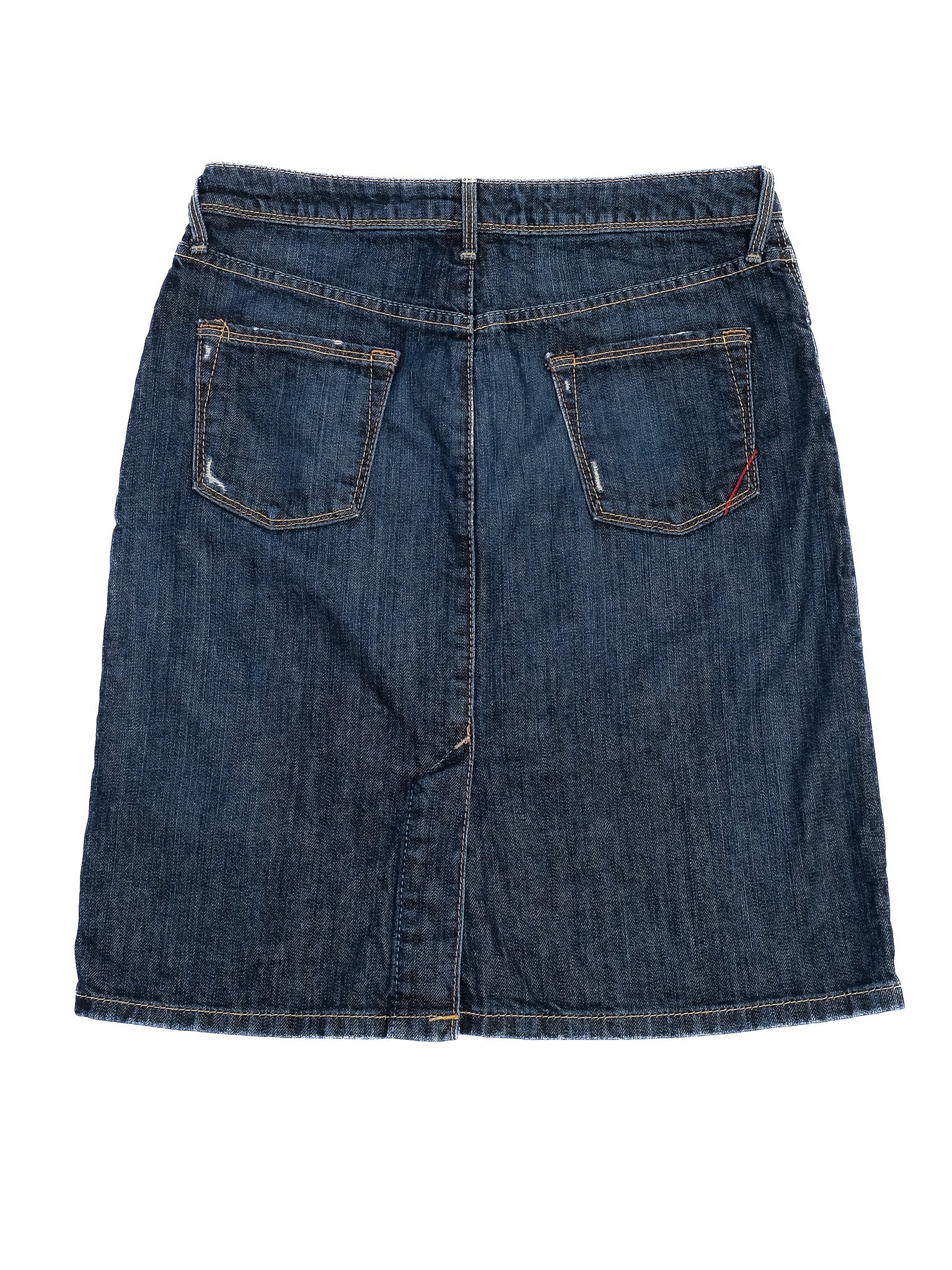 Excellent Banana Republic Blue Denim Skirt Size XS Cotton