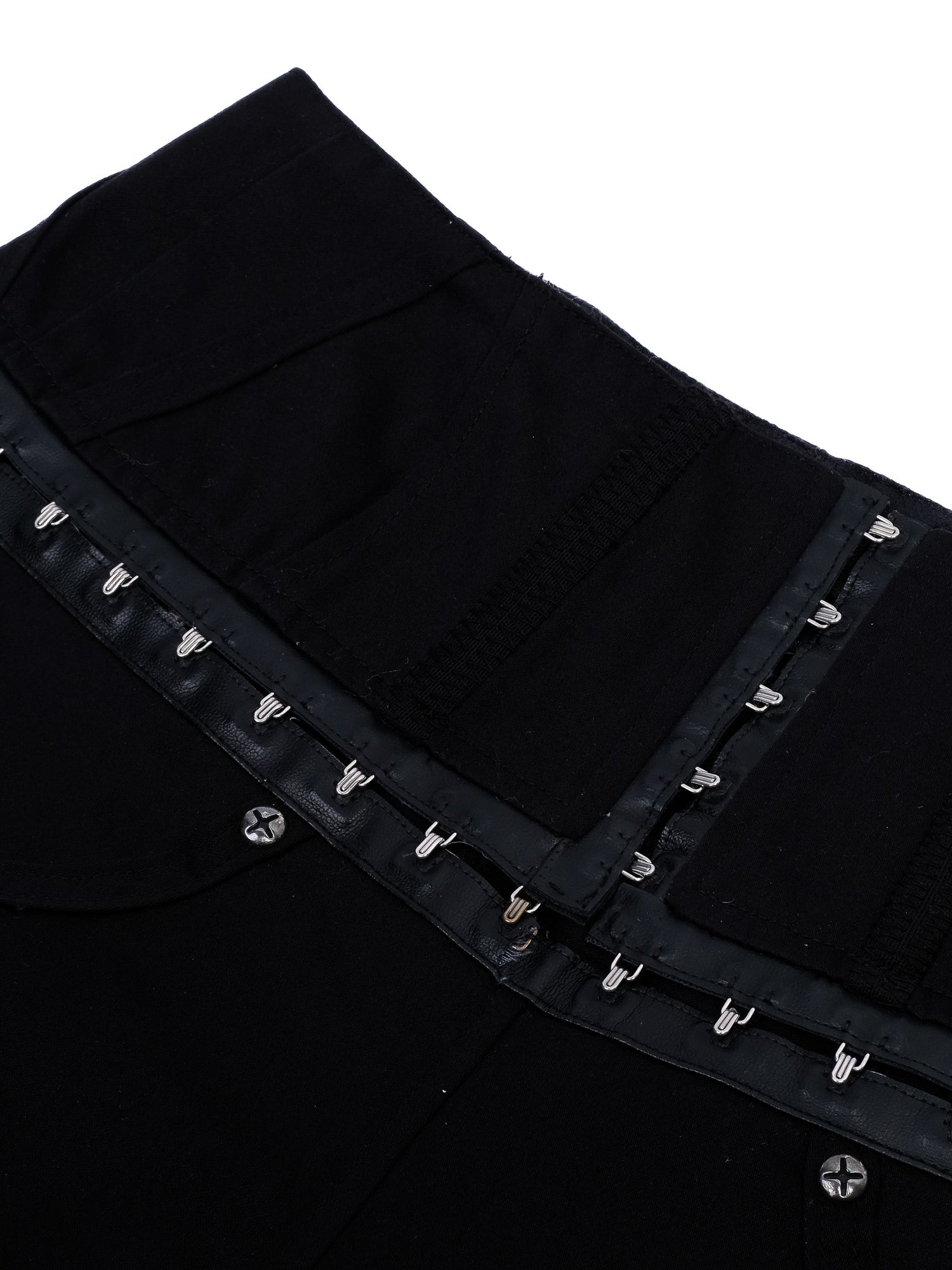 Excellent Exte Black Flared Pants with Decorative Elements WomenÕs Size