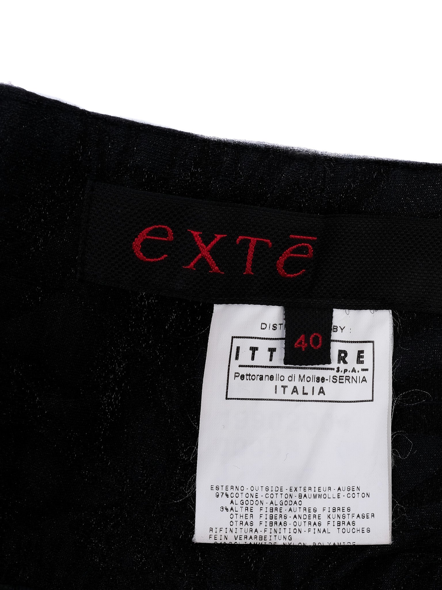 Excellent Exte Black Flared Pants with Decorative Elements WomenÕs Size