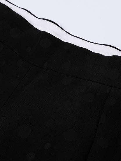 Max Mara Black Wide-Legged Pants Size S Excellent Condition