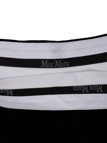 Max Mara Black Wide-Legged Pants Size S Excellent Condition