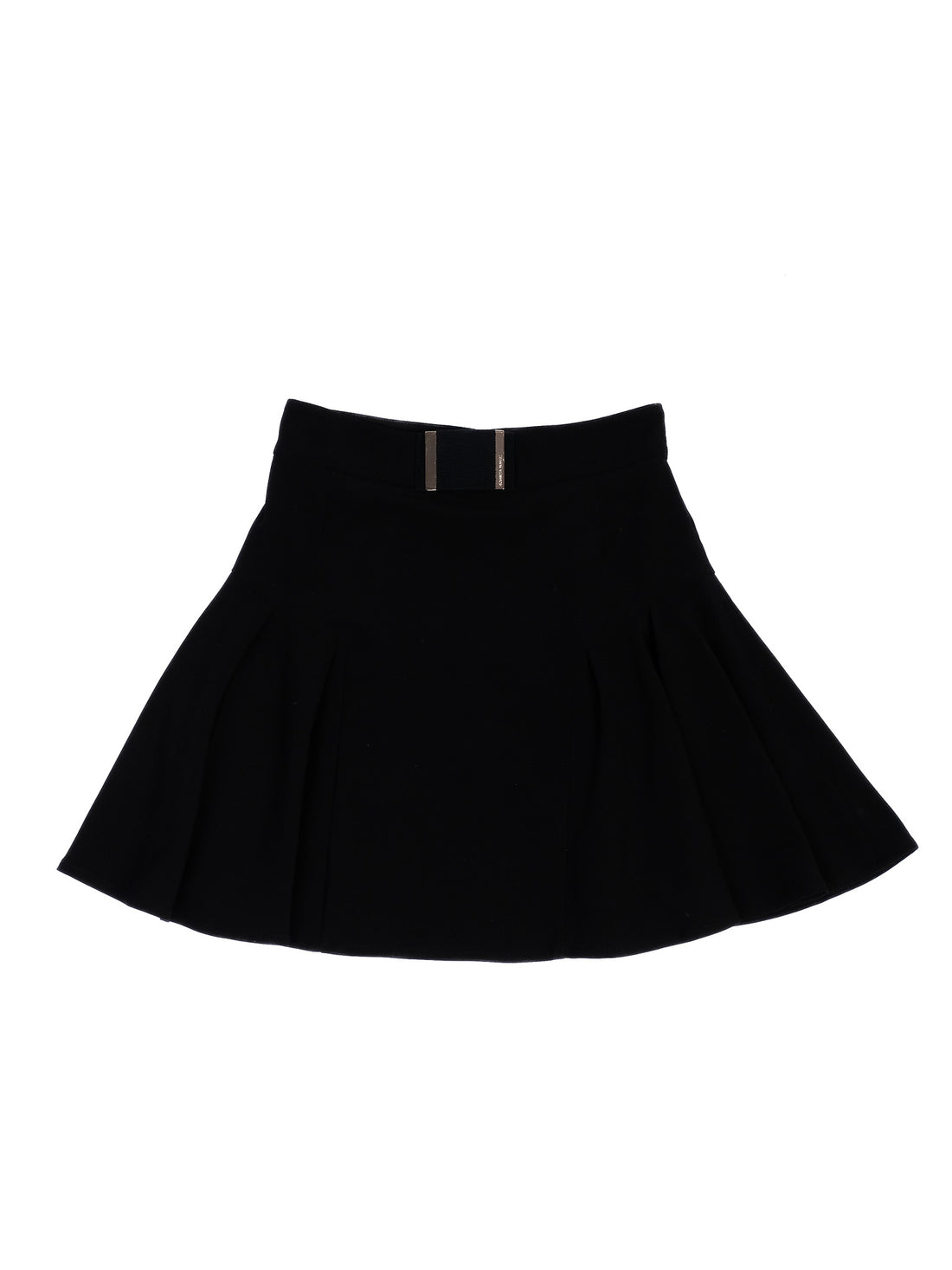 Excellent Elisabetta Franchi Black Skirt Size S with Flared Design