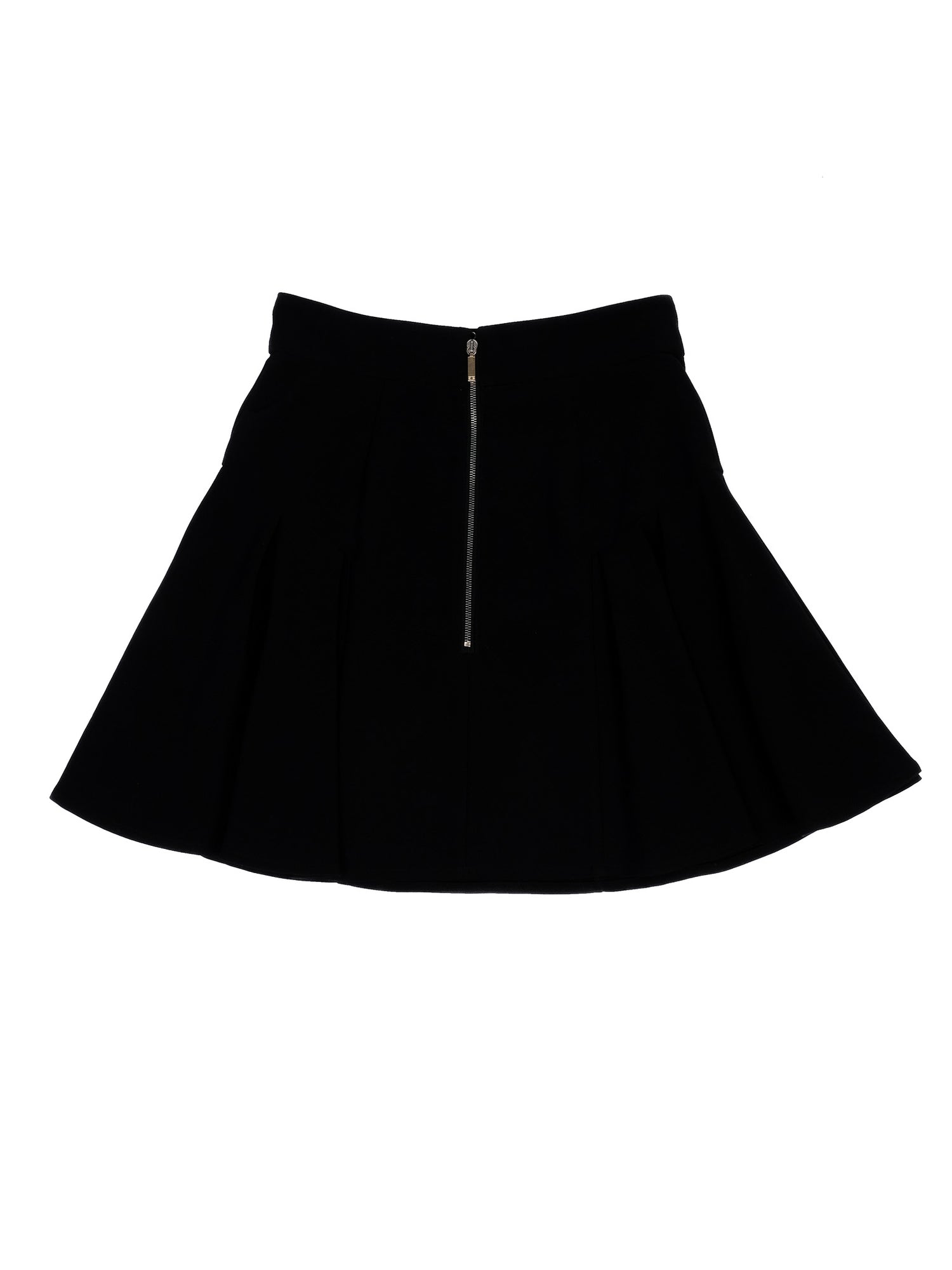 Excellent Elisabetta Franchi Black Skirt Size S with Flared Design