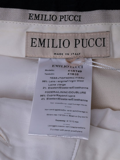 Excellent Emilio Pucci White Wool Women&