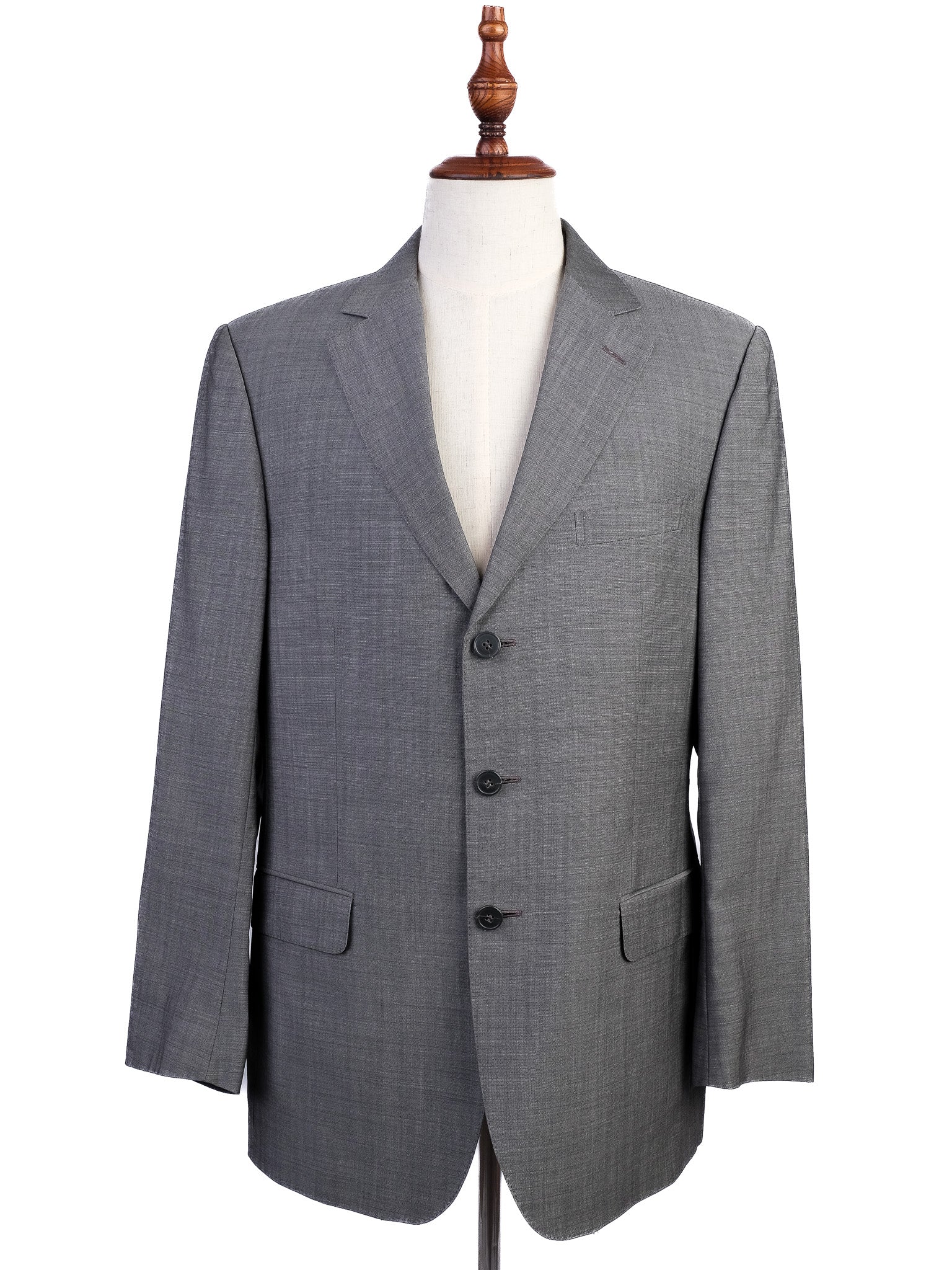 Excellent Ermenegildo Zegna Gray Wool Suit XL