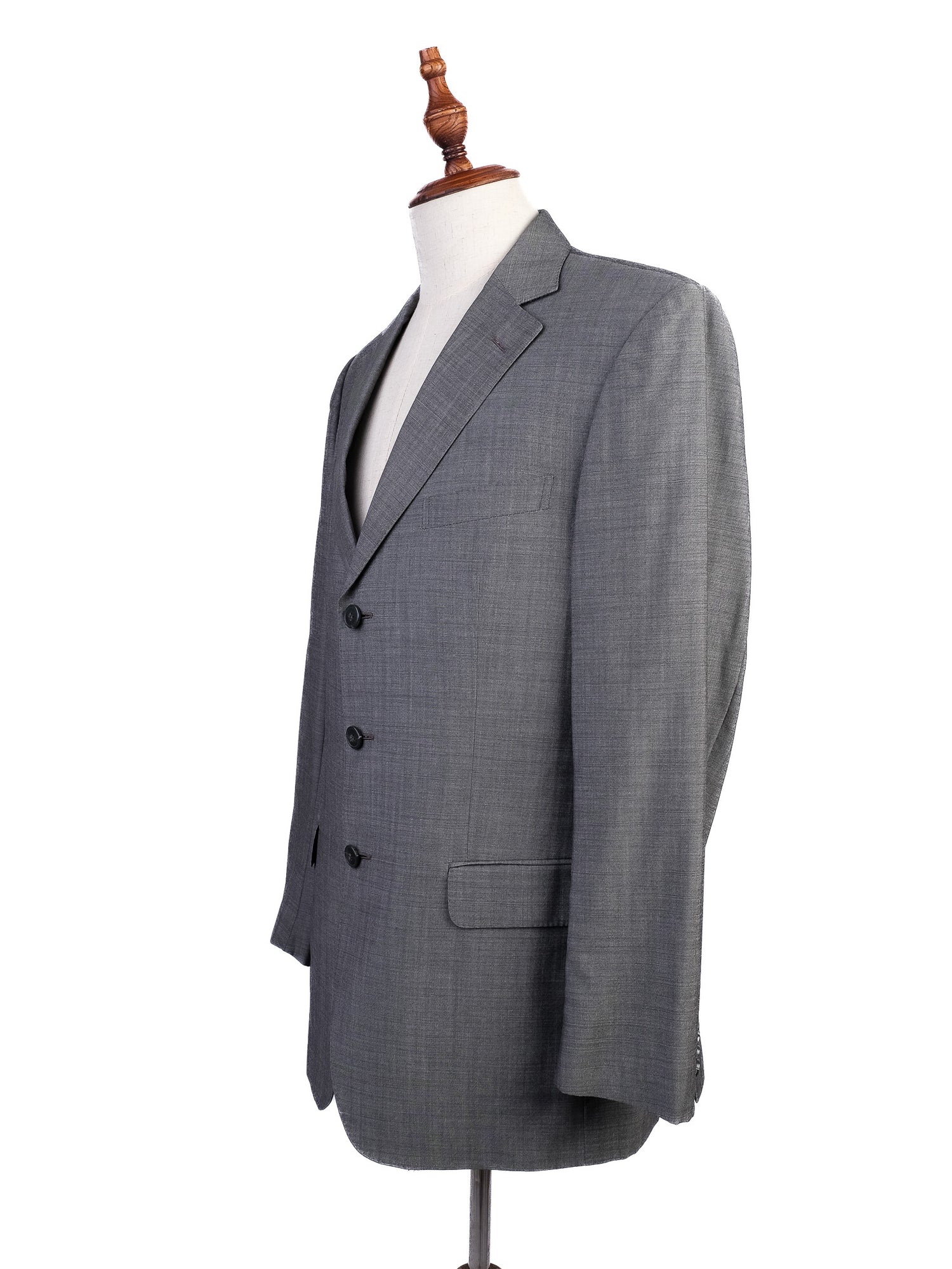 Excellent Ermenegildo Zegna Gray Wool Suit XL