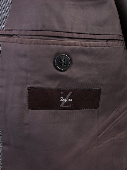 Excellent Ermenegildo Zegna Gray Wool Suit XL