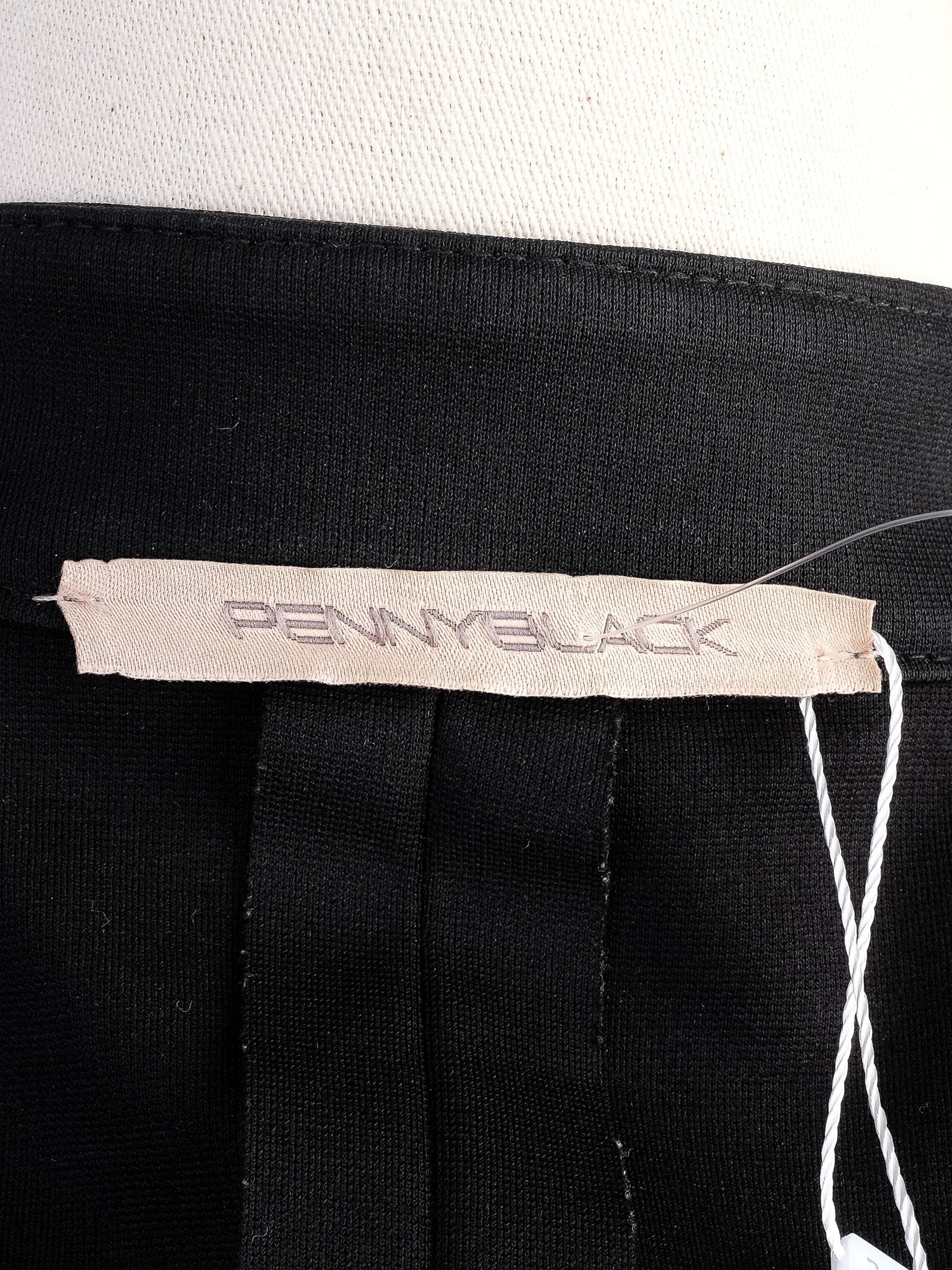 Excellent Pennyblack Black Nylon Jacket Size L with Sequined Sleeves