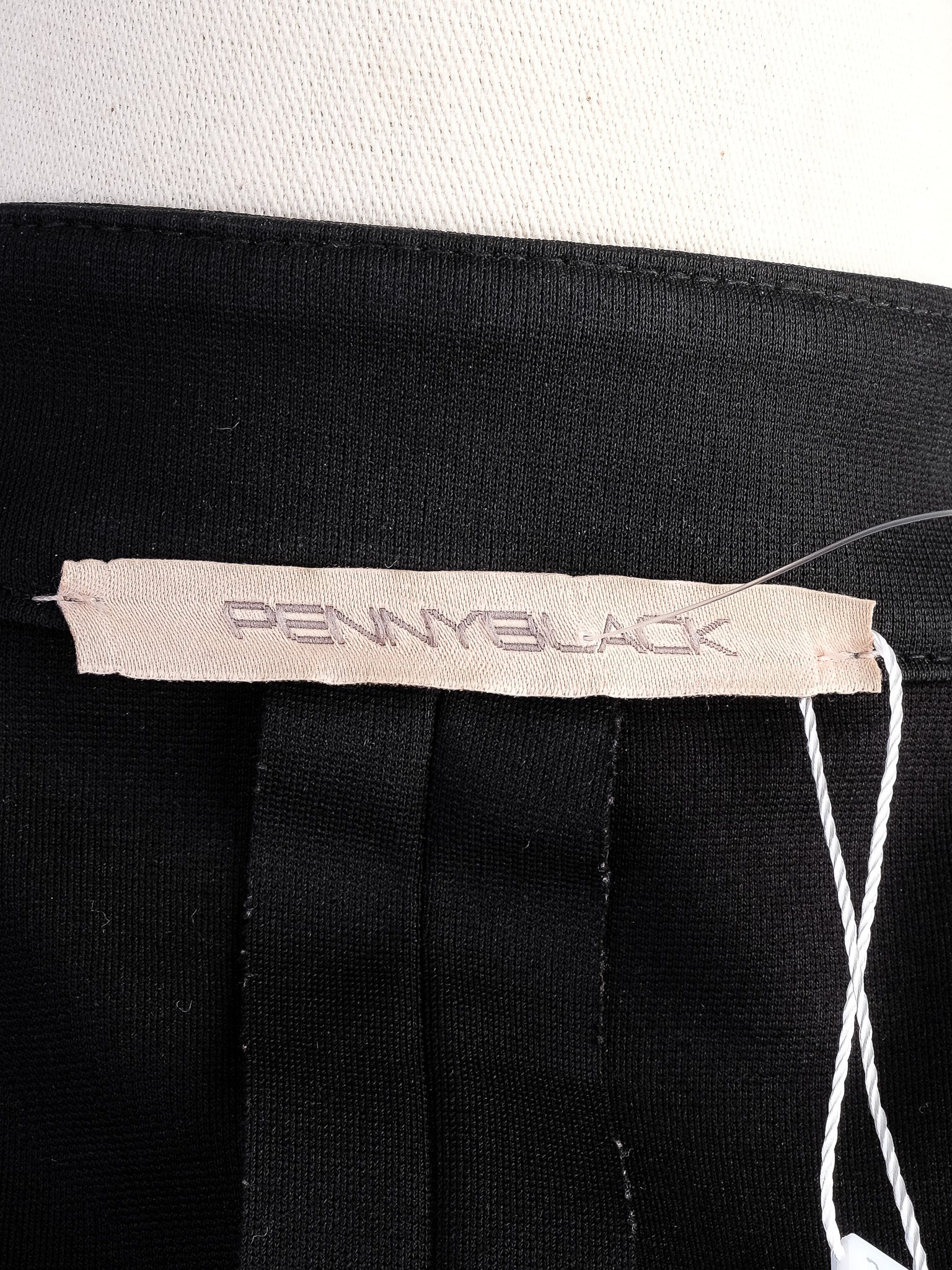 Excellent Pennyblack Black Nylon Jacket Size L with Sequined Sleeves