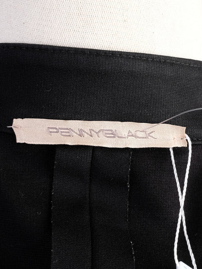 Excellent Pennyblack Black Nylon Jacket Size L with Sequined Sleeves