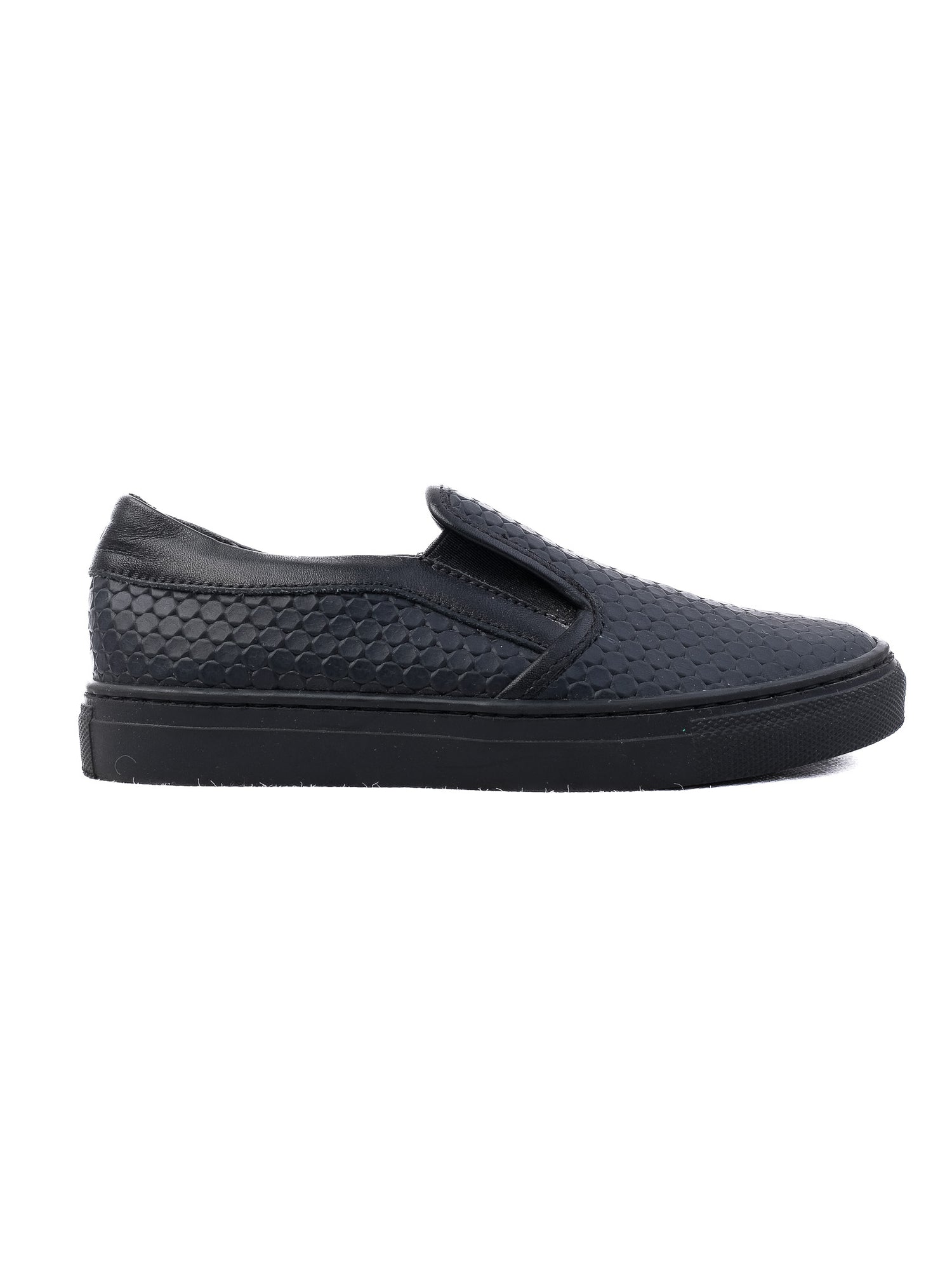 NEW Dior Black Leather Slip-On Shoes for Kids Size 30